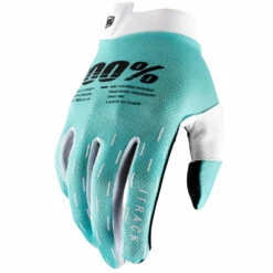 100% Cross Glove Ridefit - Aqua