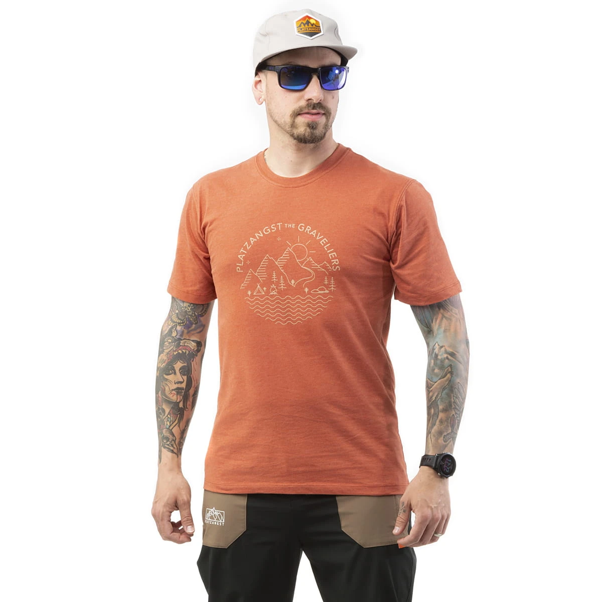 Graveliers T-shirt - Oranje 4 Graveliers T-shirt - Oranje - Afbeelding 4