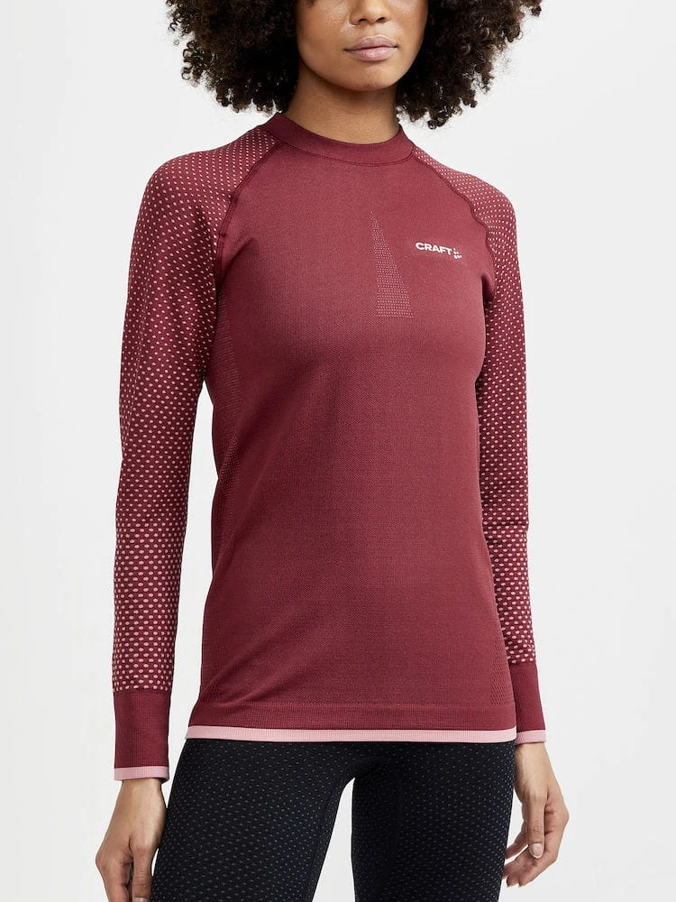 Craft ADV Warm Fuseknit Intensity LS Vrouwen - Rood 2 Craft ADV Warm Fuseknit Intensity LS Vrouwen - Rood - Afbeelding 2