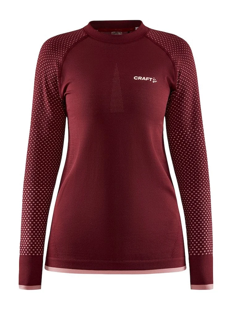 Craft ADV Warm Fuseknit Intensity LS Vrouwen - Rood 1 Craft ADV Warm Fuseknit Intensity LS Vrouwen - Rood