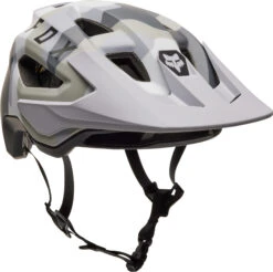 Fox Racing Speedframe Camo Helm, CE - Grijs Camo