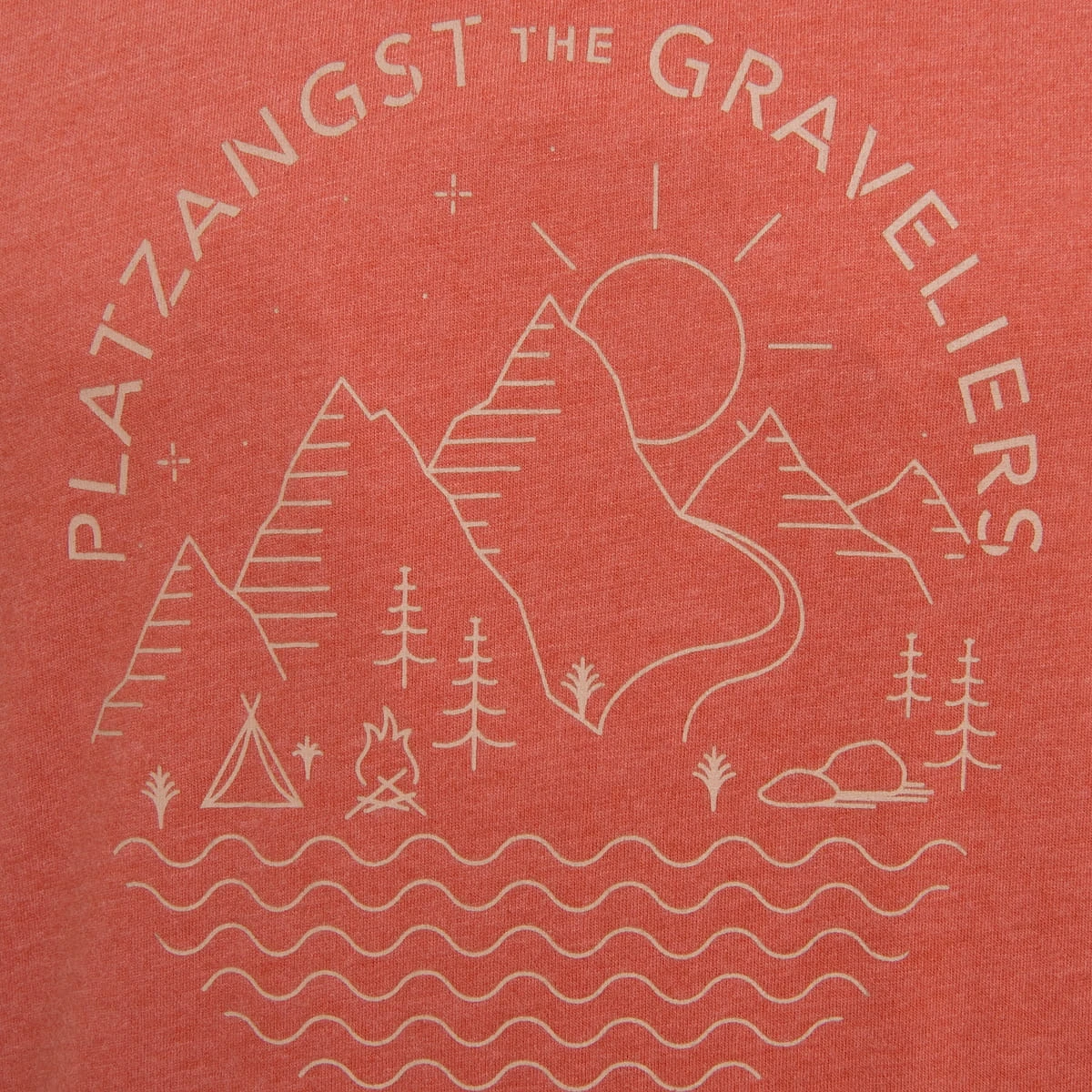 Graveliers T-shirt - Oranje 2 Graveliers T-shirt - Oranje - Afbeelding 2