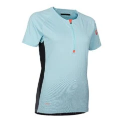 ION Tee Half Zip SS Traze AMP - Blauw - Dames
