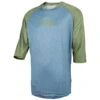 IXS Vibe 8.2 Jersey - Blauw/Olijfgroen - 3/4