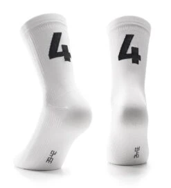 Assos Poker Socks No.4 - Holy White