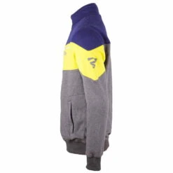 Zweetjas LEO - Donkerblauw-fluogeel-grijs 5 Zweetjas LEO - Donkerblauw-fluogeel-grijs -IXS Winkel GMSSweatjackeLEO dunkelblau fluogelb grau 3