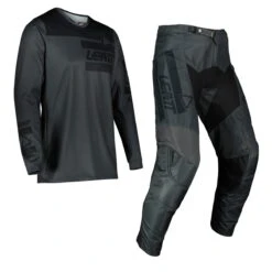 LEATT Moto 3.5 Ride Kit Graphene Zwart