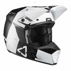 LEATT Motorcrosshelm 3.5 Junior V21.3 - Wit-zwart