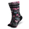LOOSE RIDERS Sokken ''Roze Flamingo's! - Zwart/Roze
