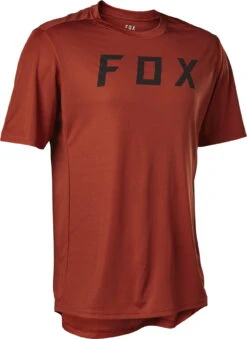 Fox Racing Ranger SS Jersey Nachtvlinder Rood Klei