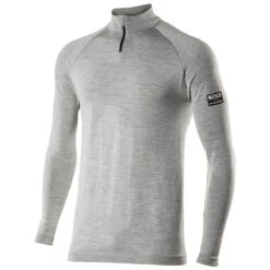 SIXS TS13 Merino Functioneel T-shirt Met Lange Mouwen - Grijs