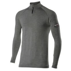 SIXS TS13 Merino Functioneel T-shirt Met Lange Mouwen - Grijs V2