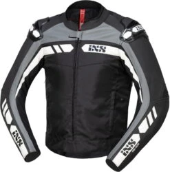 IXS Sport LT Jacket RS-500 1.0 - Zwart-grijs-wit