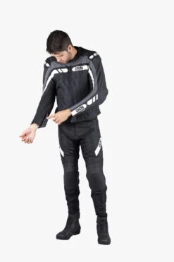 IXS Sport LT Jacket RS-500 1.0 - Zwart-grijs-wit -IXS Winkel X51053 391 X60002 031 M 02