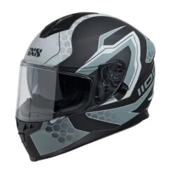 IXS 1100 2.2 Motorfietshelm - Zwart Mat-grijs
