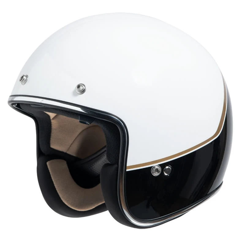 IXS 77 2.2 Jet Helm Wit Zwart Goud 3 IXS 77 2.2 Jet Helm Wit Zwart Goud - Afbeelding 3
