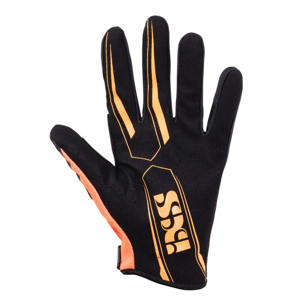 IXS Cross Handschoen Lite Air Zwart Oranje 2 IXS Cross Handschoen Lite Air Zwart Oranje - Afbeelding 2