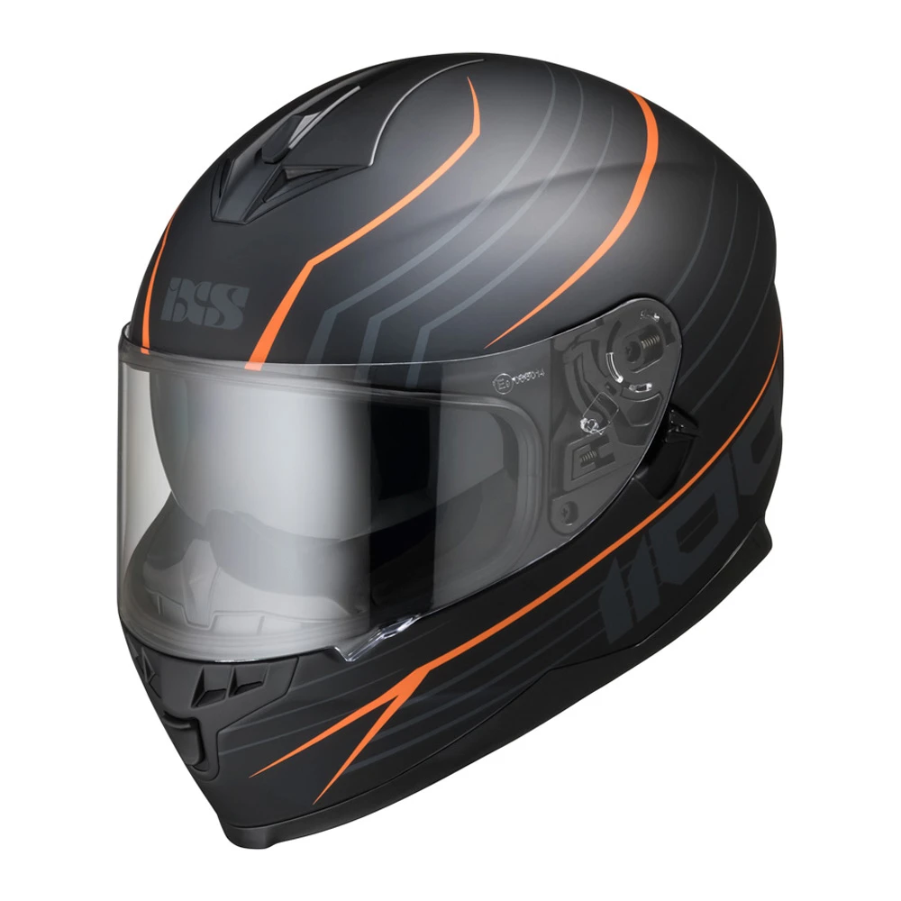 Integraalhelm IXS1100 2.1 Zwart-oranje Mat 1 Integraalhelm IXS1100 2.1 Zwart-oranje Mat