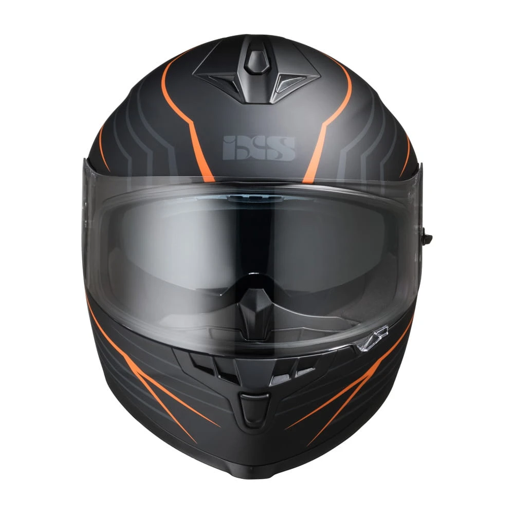 Integraalhelm IXS1100 2.1 Zwart-oranje Mat 2 Integraalhelm IXS1100 2.1 Zwart-oranje Mat - Afbeelding 2