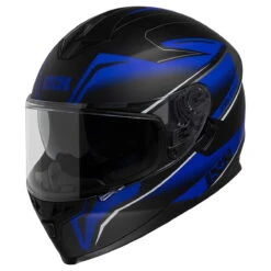 Integraalhelm IXS1100 2.3 - Zwart Mat-blauw