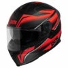 Integraalhelm IXS1100 2.3 - Zwart Mat-rood