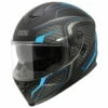 Integraalhelm IXS1100 2.4 - Zwart Mat-blauw