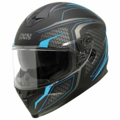 Integraalhelm IXS1100 2.4 - Zwart Mat-blauw