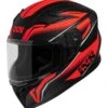 Integraalhelm IXS136 2.0 Kids Zwart Mat-rood