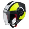 IXS Jet Helm 851 2.0 - Mat Zwart-geel