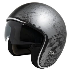 Jet Helm IXS77 2.5 Mat Zilver-zwart