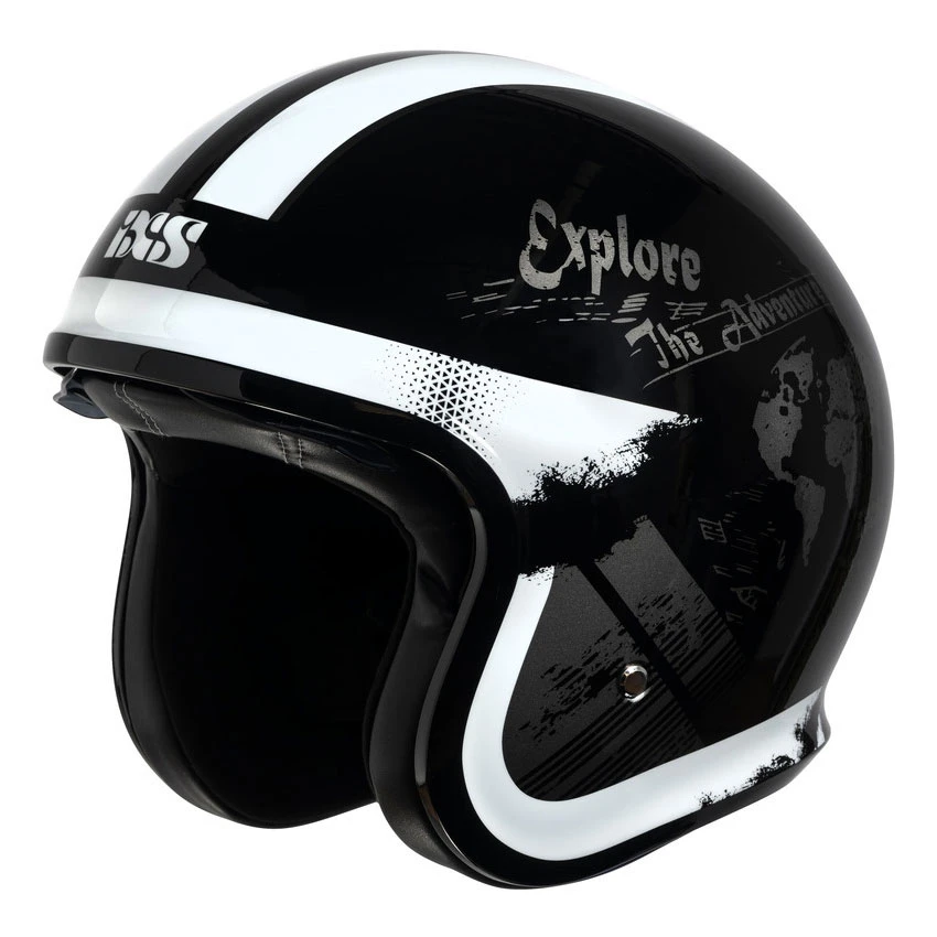 Jet Helm IXS880 2.2 Zwart-wit-antraciet 1 Jet Helm IXS880 2.2 Zwart-wit-antraciet