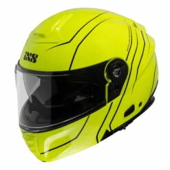 Opklapbare Helm IXS460 FG 2.0 - Geel Fluo-zwart