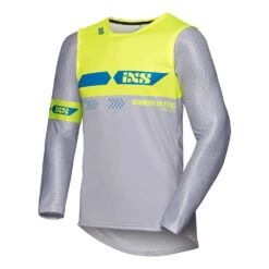 IXS MX Jersey 19 2.0 Slim Grijs Fluo Yelllow