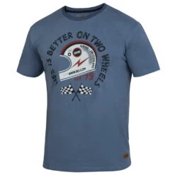 IXS T-shirt Op Twee Wielen - Blauw