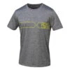 IXS Team T-shirt Functie - Grijs-geel Fluo