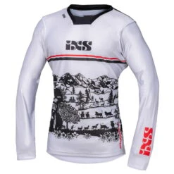 IXS Trigger MX Jersey 3.0 Wit-zwart-rood