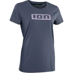 ION Bike Tee Logo SS DR Dames - Storm Blauw